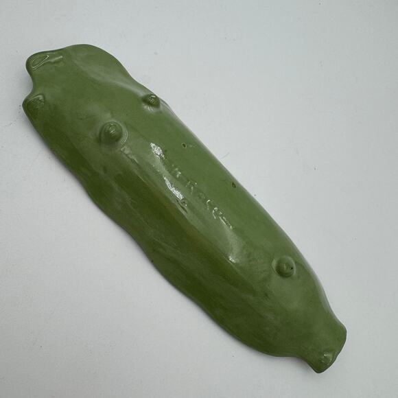 Vintage Corn Holder Dishes Ceramic Corn on the Cob Plates Set of 7 - Picture 6 of 8